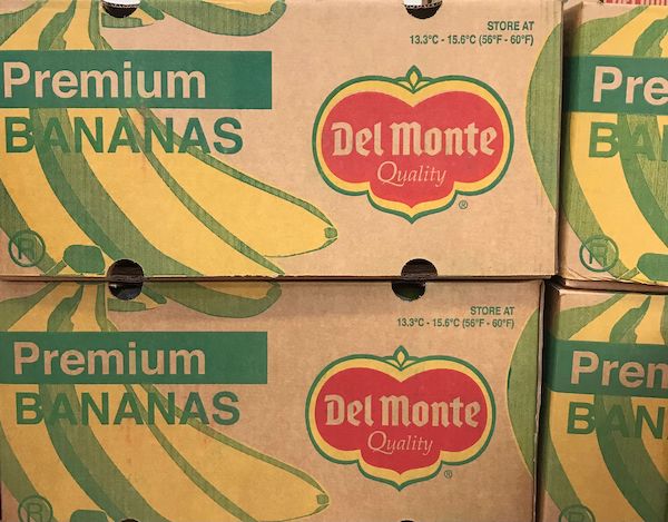 Banane Del Monte a cartone (18/19 kg)